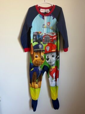 Nickelodeon Paw Patrol Kids One-Piece Fleece Footie 4T